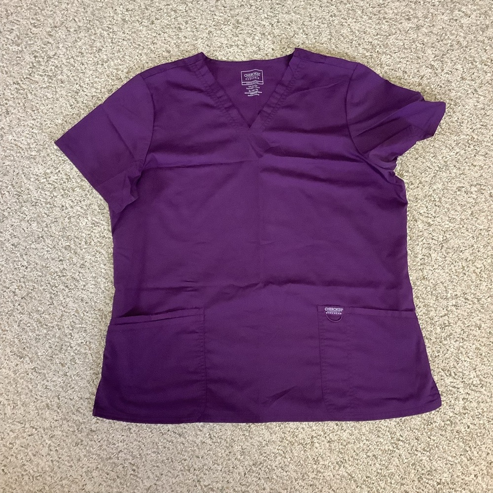 Cherokee Scrub Top, XL